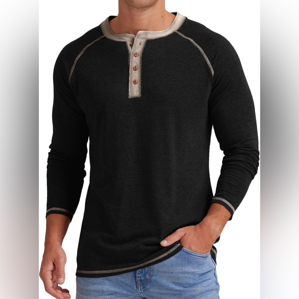 Cotton Long Sleeve Button collar shirt Outlander by Craft Flow M
